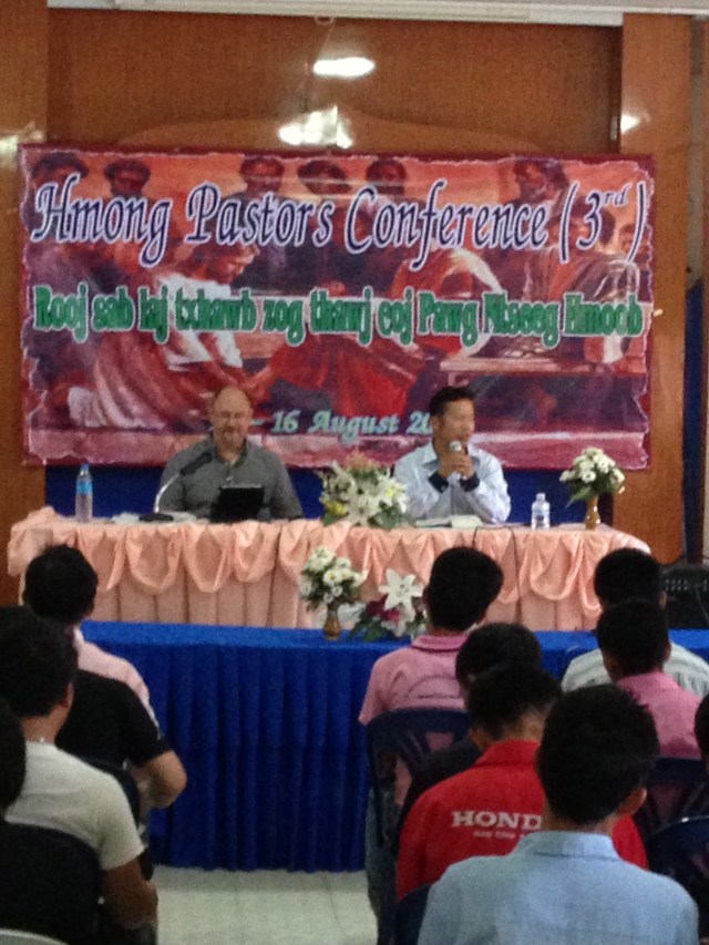 Here's Dan Holgate teaching with our interpreter